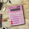 Калькулятор настольный STAFF STF-888-12-PK (200х150 мм) 12 разрядов, двойное питание, РОЗОВЫЙ, 250452 по низкой цене оптом 