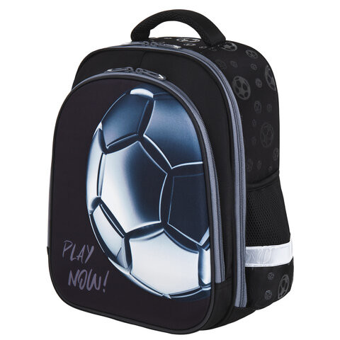 Ранец BRAUBERG KIDS STANDARD, 2 отделения, "Score ball", 3D панель, 36х28х14 см, 272037 по низкой цене оптом 