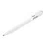 Ручка шариковая масляная автоматическая BRAUBERG "White", СИНЯЯ, корпус белый, узел 1 мм, линия письма 0,5 мм, 142713 по низкой цене оптом 