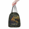 Мешок для обуви BRAUBERG PREMIUM, карман, подкладка, светоотражайка, 43х33 см, Dino attack, 272424 по низкой цене оптом 