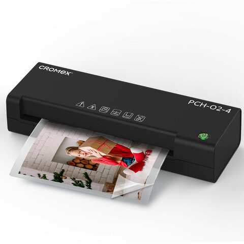 Ламинатор А4, пленки 60-150 мкм, скорость 30 см/мин, 20 пленок В ПОДАРОК!, CROMEX PCH-02-4, 533022 по низкой цене оптом 