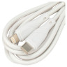 Кабель USB2.0 Type-C-Lightning, 2м, CABLEXPERT, 2.1А, 20Вт, PD, медь, белый, CCB-USB2-CMAPO1-2MW по низкой цене оптом 