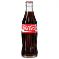 Напиток газированный COCA-COLA (Кока-кола), 0,33 л, стеклянная бутылка, 1548004