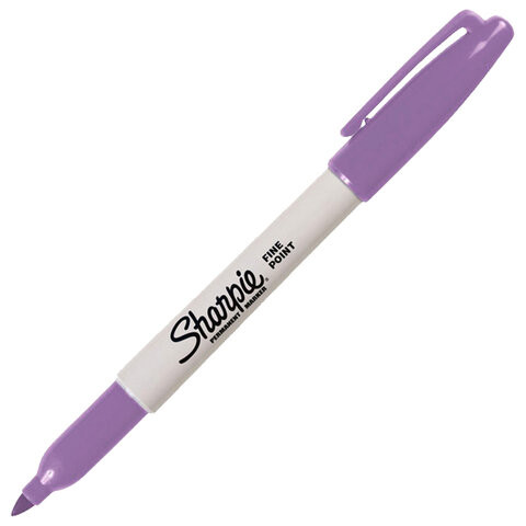 Маркер перманентный ЕЖЕВИЧНЫЙ SHARPIE "Fine", круглый наконечник, 1 мм, 2025039 по низкой цене оптом 