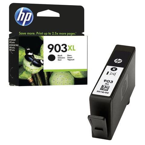Картридж струйный HP (T6M15AE) OfficeJet 6950/6960/6970 №903XL, черный, увеличенный ресурс 825 стр., оригинальный по низкой цене оптом 