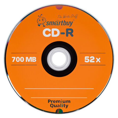 Диски CD-R SMARTBUY, 700 Мб, 52x, Bulk (упаковка на шпиле), КОМПЛЕКТ 100 шт., SBCD-R100S по низкой цене оптом 