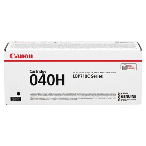 Картридж лазерный CANON (040H) i-SENSYS LBP710CX / 712CX, черный, ресурс 12500 страниц, оригинальный, 0461C001 по низкой цене оптом 