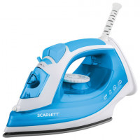 Утюг SCARLETT SC-SI30K43, 2000Вт, керамическое покрытие, антинакипь, самоочистка, голубой