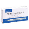 Маркер-краска MunHwa "Extra Fine Paint Marker" белая, 1мм, нитро-основа по низкой цене оптом Краснодар, Москва, Уфа, Казань, Барнаул, Владивосток, Хабаровск, Сахалин, Красноярск, Екатеренбург, 