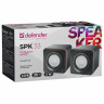 Колонки компьютерные DEFENDER SPK-33, 2.0, 5 Вт, 3.5мм джек, пластик, черные, 65633 по низкой цене оптом Краснодар, Москва, Уфа, Казань, Барнаул, Владивосток, Хабаровск, Сахалин, Красноярск, Екатеренбург, 