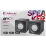 Колонки компьютерные DEFENDER SPK-33, 2.0, 5 Вт, 3.5мм джек, пластик, черные, 65633 по низкой цене оптом Краснодар, Москва, Уфа, Казань, Барнаул, Владивосток, Хабаровск, Сахалин, Красноярск, Екатеренбург, 