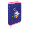 Пенал BRAUBERG, 1 отделение, ткань, 20х14 см, "Space Cat", 229278 по низкой цене оптом 