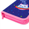 Пенал BRAUBERG, 1 отделение, ткань, 20х14 см, "Space Cat", 229278 по низкой цене оптом 