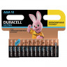 Батарейки КОМПЛЕКТ 12 шт., DURACELL Ultra, AAA (LR03, 24А), алкалиновые, мизинчиковые, блистер по низкой цене оптом 
