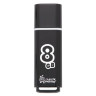 Флеш-диск 8 GB, SMARTBUY Glossy, USB 2.0, черный, SB8GBGS-K по низкой цене оптом Краснодар, Москва, Уфа, Казань, Барнаул, Владивосток, Хабаровск, Сахалин, Красноярск, Екатеренбург, 