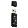 Флеш-диск 8 GB, SMARTBUY Glossy, USB 2.0, черный, SB8GBGS-K по низкой цене оптом Краснодар, Москва, Уфа, Казань, Барнаул, Владивосток, Хабаровск, Сахалин, Красноярск, Екатеренбург, 