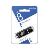 Флеш-диск 8 GB, SMARTBUY Glossy, USB 2.0, черный, SB8GBGS-K по низкой цене оптом Краснодар, Москва, Уфа, Казань, Барнаул, Владивосток, Хабаровск, Сахалин, Красноярск, Екатеренбург, 