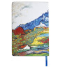 Блокнот А5 (143x210 мм), BRAUBERG VISTA "Van Gogh", под кожу, гибкий, срез фольга, 80 л., 112059 по низкой цене оптом 