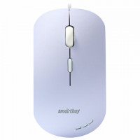 Мышь проводная бесшумная SMARTBUY SBM-288-V, USB, 3 кнопки+1 колесо, оптическая, сиреневая 06819