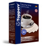 Фильтр TOPPERR №4 для кофеварок, бумажный, отбеленный, 100 штук, 3012 по низкой цене оптом 
