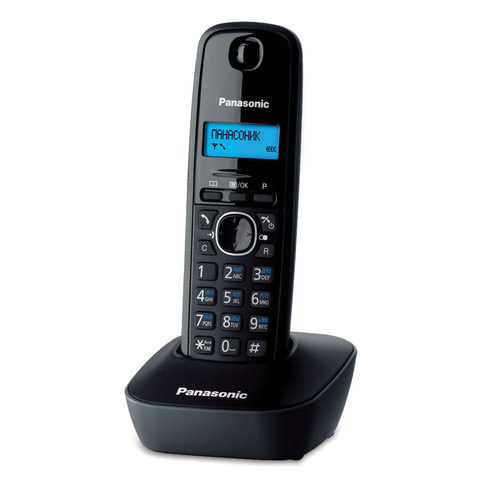 Радиотелефон PANASONIC KX-TG1611RUH, память 50 номеров, АОН, повтор, часы/будильник, серый по низкой цене оптом 