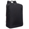 Рюкзак GRIZZLY, карман-антивор, TOTAL BLACK, 42х28х12 см, RQL-513-2/3 по низкой цене оптом 