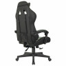 Кресло компьютерное BRABIX "Striker GM-121", синхромеханизм,2 подушки, экокожа/велюр, черное/серое, 532961 по низкой цене оптом 