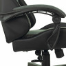 Кресло компьютерное BRABIX "Striker GM-121", синхромеханизм,2 подушки, экокожа/велюр, черное/серое, 532961 по низкой цене оптом 