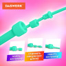 Скакалка спортивная 300 см, ПВХ, регулируемая длина, зеленая, DASWERK, 680028 по низкой цене оптом 