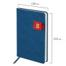 Ежедневник датированный 2026 А5 138х213мм BRAUBERG Accent под кожу, держатель, синий/красный, 117386 по низкой цене оптом 