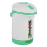 Термопот на 2,5 л, ручной насос, ECON ECO-250TP, 600 Вт, пластик, белый/зеленый