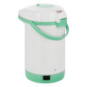 Термопот на 2,5 л, ручной насос, ECON ECO-250TP, 600 Вт, пластик, белый/зеленый