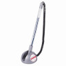 Ручка шариковая настольная BRAUBERG "Counter Pen", СИНЯЯ, пружинка, корпус серебристый, 0,5 мм, 143258 по низкой цене оптом Краснодар, Москва, Уфа, Казань, Барнаул, Владивосток, Хабаровск, Сахалин, Красноярск, Екатеренбург, 