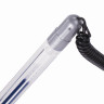 Ручка шариковая настольная BRAUBERG "Counter Pen", СИНЯЯ, пружинка, корпус серебристый, 0,5 мм, 143258 по низкой цене оптом Краснодар, Москва, Уфа, Казань, Барнаул, Владивосток, Хабаровск, Сахалин, Красноярск, Екатеренбург, 