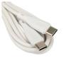 Кабель USB2.0 Type-C-Type-C, 2м, CABLEXPERT, 3А, 60Вт, PD/QC3.0, медь, белый, CCB-USB2-CMCMO1-2MW по низкой цене оптом 