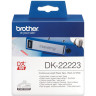 Картридж для принтеров этикеток BROTHER DK22223, 50 мм х 30,48 м, черный шрифт, белый фон, бумажный по низкой цене оптом Краснодар, Москва, Уфа, Казань, Барнаул, Владивосток, Хабаровск, Сахалин, Красноярск, Екатеренбург, 