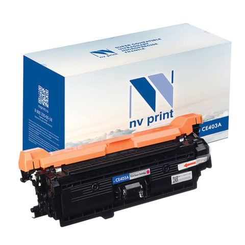 Картридж лазерный NV PRINT (NV-CE403A) для HP LaserJet Pro M570dn/M570dw, пурпурный, ресурс 6000 стр. по низкой цене оптом 