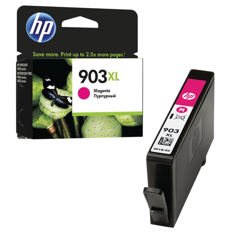 Картридж струйный HP (T6M07AE) OfficeJet 6950/6960/6970, №903XL, пурпурный, увеличенный ресурс 825 стр., оригинальный по низкой цене оптом 
