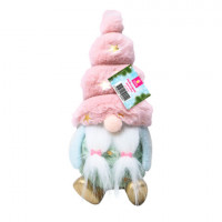 Украшение новогоднее интерьерное, 18см, "Усатый гномик", полиэстер, пенопласт, ЗОЛОТАЯ СКАЗКА, 592569