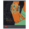 Тетрадь, А5, 96 л., HATBER, скоба, клетка, фольга, конгрев, выборочный лак, "Gold jewelry" (5 видов), 96Т5КфвлВ1 по низкой цене оптом 