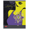 Тетрадь, А5, 96 л., HATBER, скоба, клетка, фольга, конгрев, выборочный лак, "Gold jewelry" (5 видов), 96Т5КфвлВ1 по низкой цене оптом 