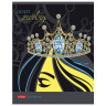 Тетрадь, А5, 96 л., HATBER, скоба, клетка, фольга, конгрев, выборочный лак, "Gold jewelry" (5 видов), 96Т5КфвлВ1 по низкой цене оптом 