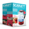 Чайник SCARLETT SC-EK27G99, 1,7 л, 2200Вт, закрытый нагревательный элемент, стекло, красный по низкой цене оптом Краснодар, Москва, Уфа, Казань, Барнаул, Владивосток, Хабаровск, Сахалин, Красноярск, Екатеренбург, 