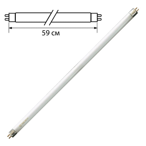 Лампа люминесцентная OSRAM L18/765, 18 Вт, цоколь G13, в виде трубки, длина 59 см, днев. белый свет по низкой цене оптом Краснодар, Москва, Уфа, Казань, Барнаул, Владивосток, Хабаровск, Сахалин, Красноярск, Екатеренбург, 