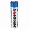 Батарейки КОМПЛЕКТ 10 шт., SONNEN Super Alkaline, АА (LR06,15А), алкалиновые, пальчиковые, в коробке, 454231 по низкой цене оптом 