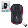 Мышь беспроводная LOGITECH M185, 2 кнопки + 1 колесо-кнопка, оптическая, черно-красная, 910-002240 по низкой цене оптом Краснодар, Москва, Уфа, Казань, Барнаул, Владивосток, Хабаровск, Сахалин, Красноярск, Екатеренбург, 