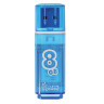 Флеш-диск 8 GB, SMARTBUY Glossy, USB 2.0, синий, SB8GBGS-B по низкой цене оптом Краснодар, Москва, Уфа, Казань, Барнаул, Владивосток, Хабаровск, Сахалин, Красноярск, Екатеренбург, 