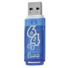 Флеш-диск 64 GB, SMARTBUY Glossy, USB 2.0, синий, SB64GBGS-B по низкой цене оптом Краснодар, Москва, Уфа, Казань, Барнаул, Владивосток, Хабаровск, Сахалин, Красноярск, Екатеренбург, 