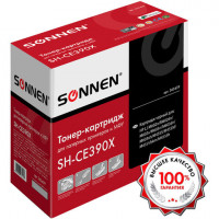 Картридж лазерный SONNEN (SH-CE390X) для HP LaserJet M602/M603/M4555, ВЫСШЕЕ КАЧЕСТВО, ресурс 24000 стр., 362439