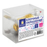 Украшения елочные ЗОЛОТАЯ СКАЗКА "Птичка", НАБОР 2 шт., пластик, 11 см, цвет серебро с золотистыми крыльями, 590895 по низкой цене оптом 